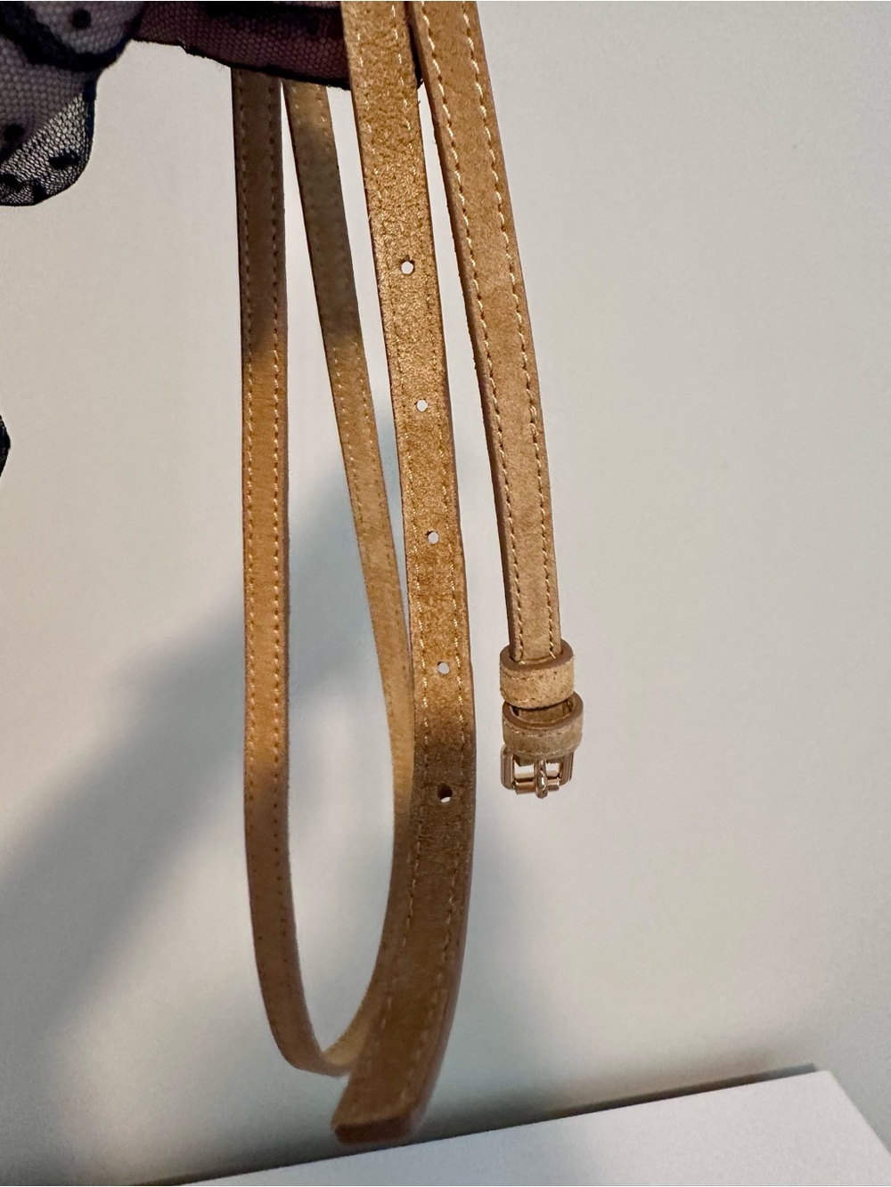 Versace Medusa Suede Sherpa Crossbody Bag - Picture 15 of 17